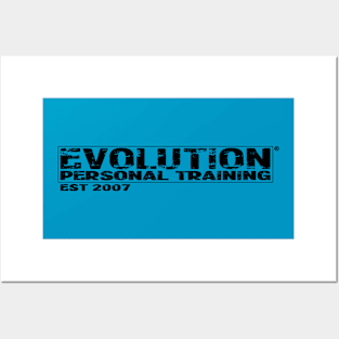Evolution Black Posters and Art